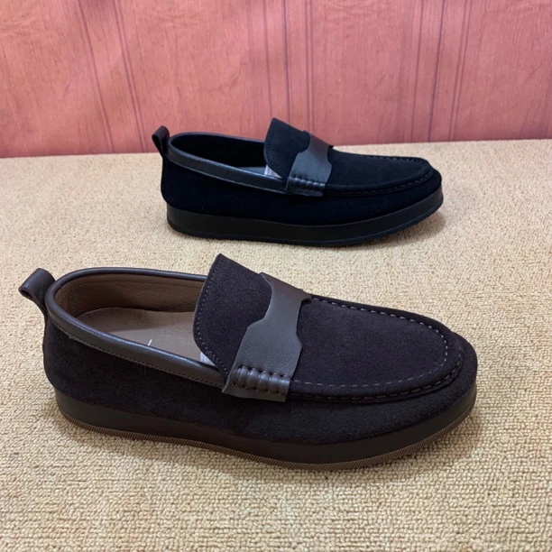 广州秋季新款纯皮豆豆男鞋！962-3(6)