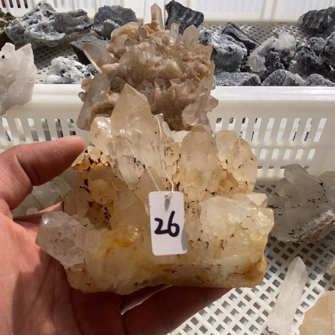 水晶水晶原石摆件未镶嵌宛**儿