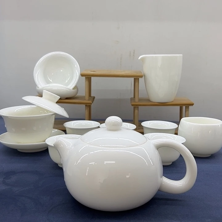 德化白瓷300毫升大壶套装