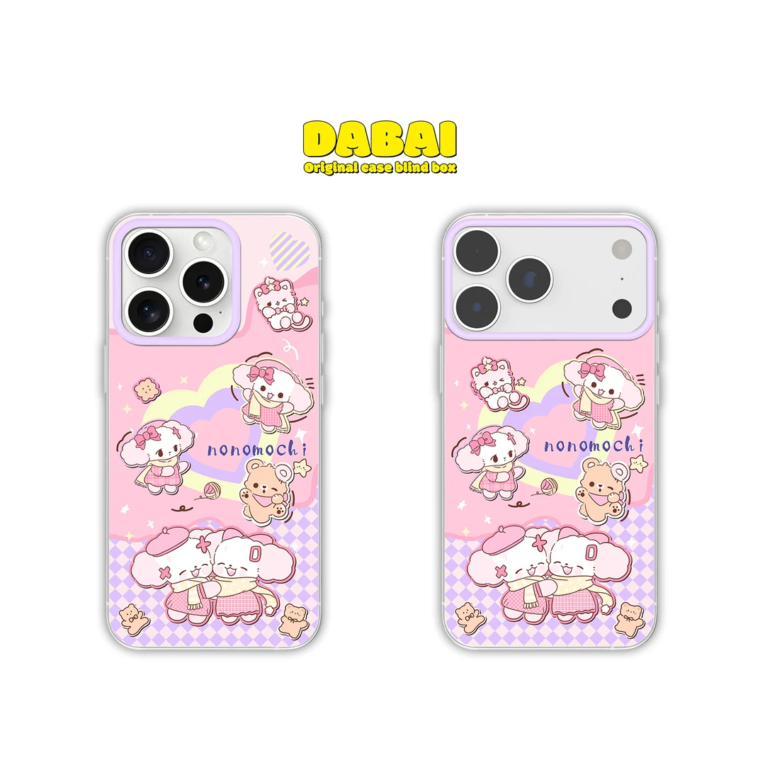【DABAI】原创高端IMD双层手机壳卡通可爱少女创意潮玩适用苹果