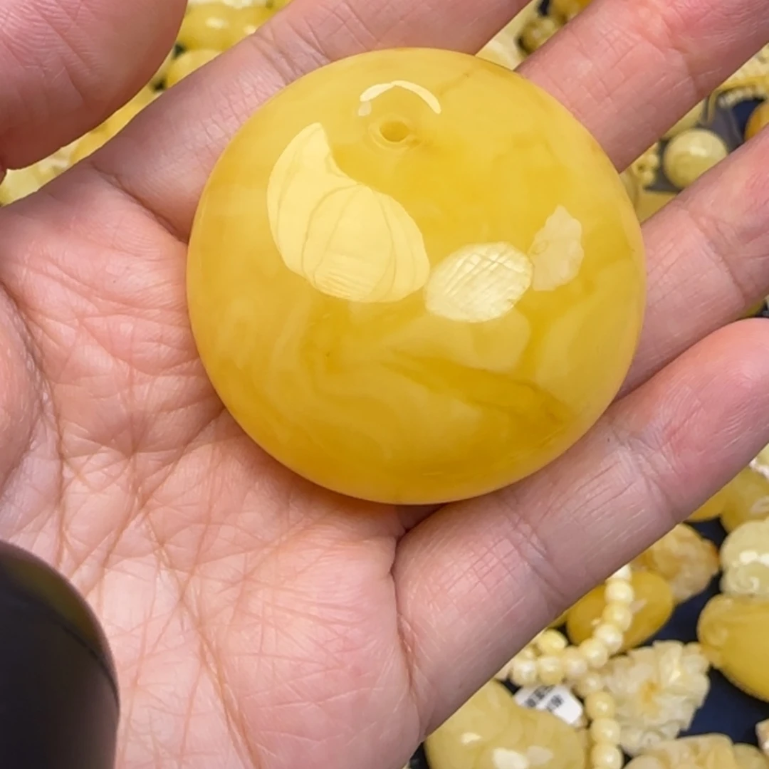 未镶嵌颈饰蜜蜡天然蜜蜡