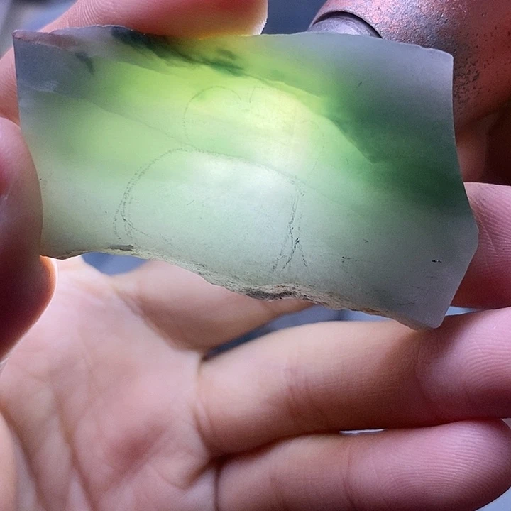 翡翠裸石纯天然翡翠