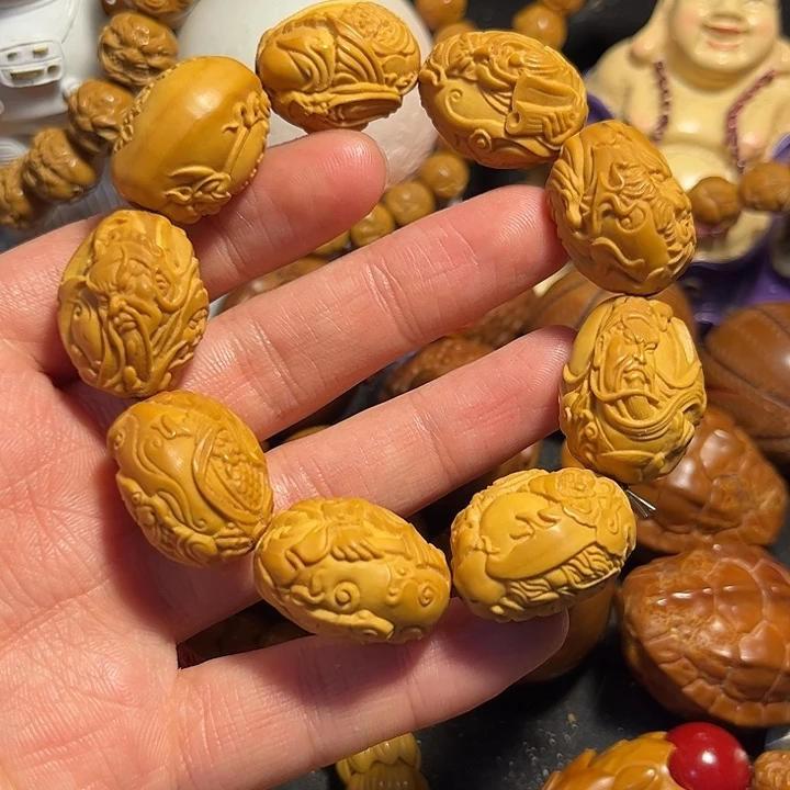 手串/手链橄榄核关公微瑕