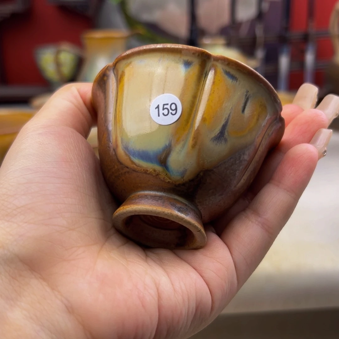 杯纯手工柴烧主人杯