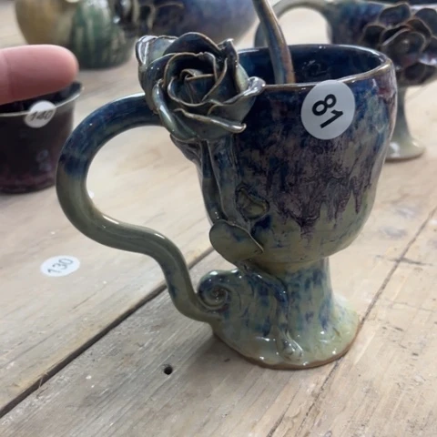 碗和**尘熠樹手捏日式餐具茶具壶承