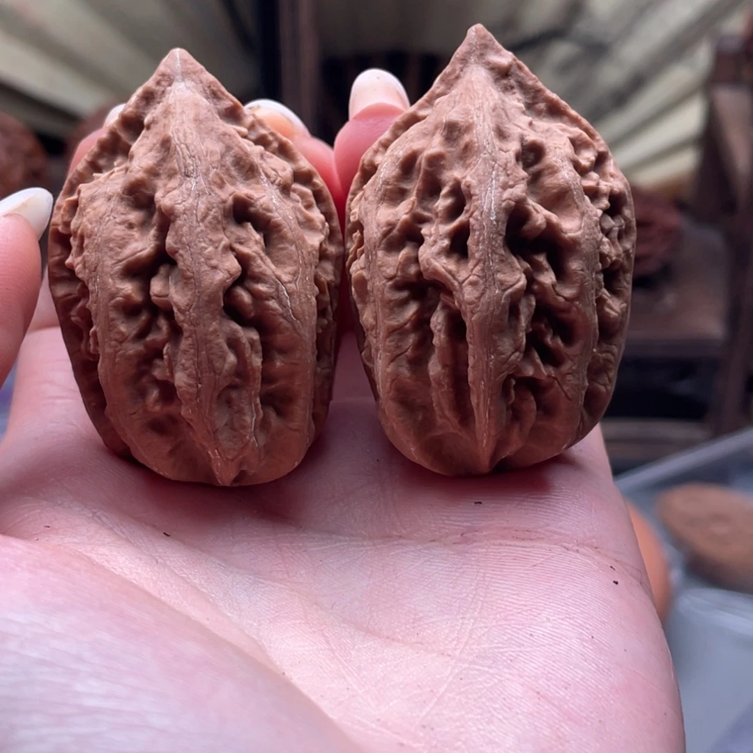 文玩核桃把件楸刀鱼84