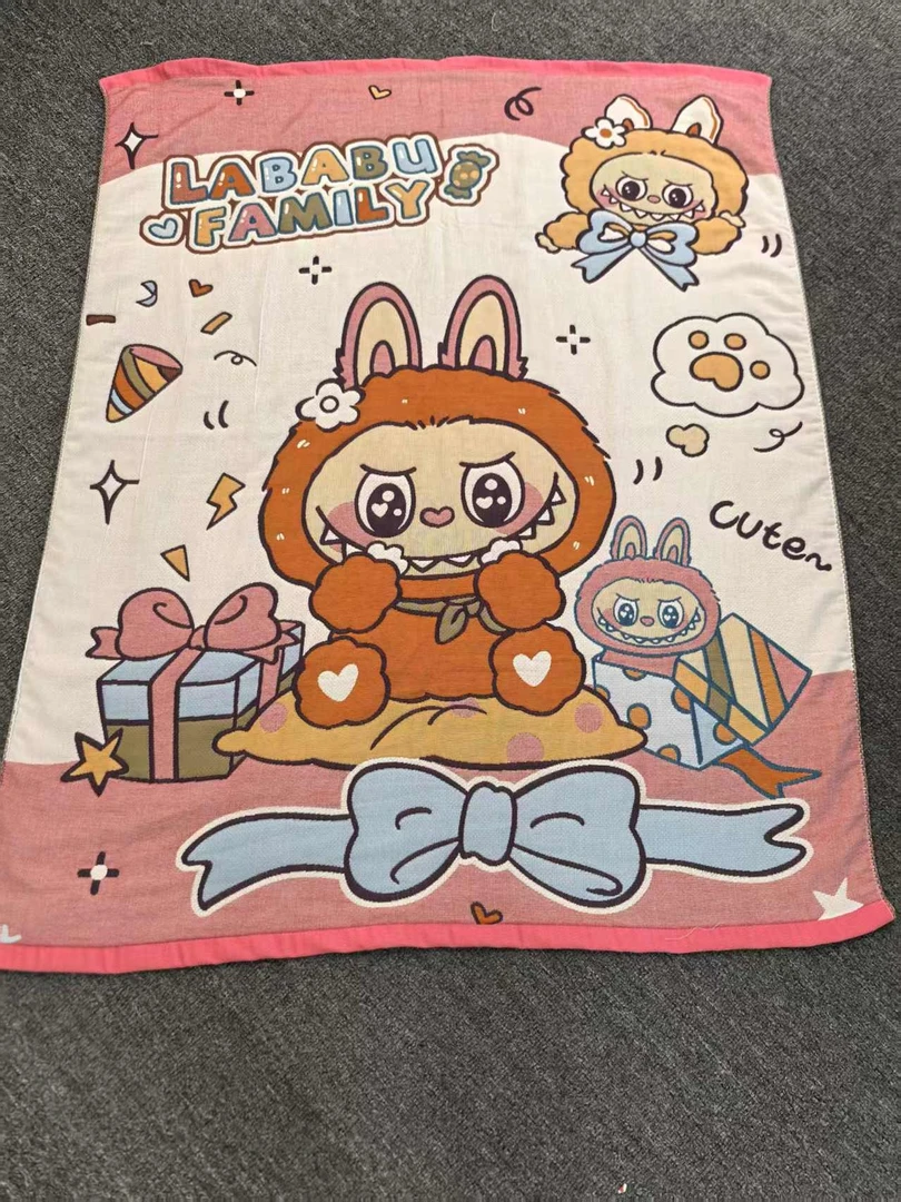 【搞怪拉布布】  120*150cm 儿童全棉云朵棉舒适亲肤面包被