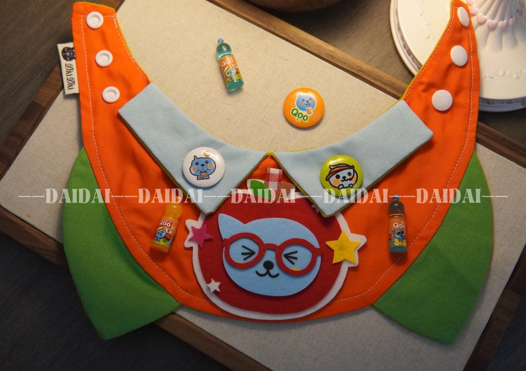 【DaiDai·原创】宠物原创口水巾｜酷儿气水