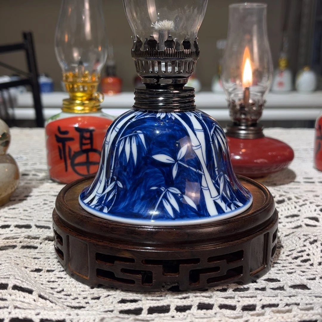 摆件景德镇陶瓷香薰灯