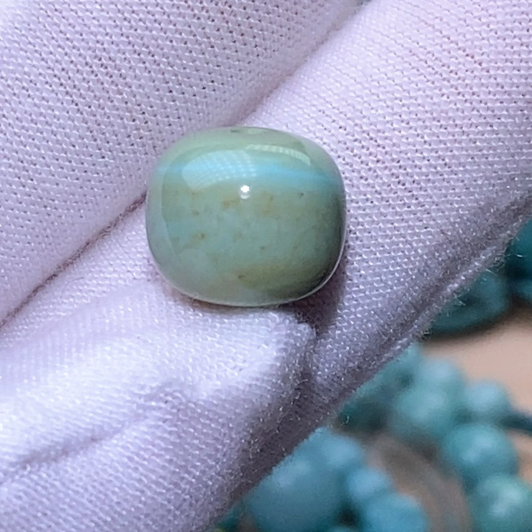 未镶嵌绿松石珠宝奇石12.5mm