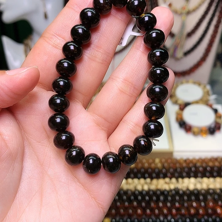 于***！未镶嵌琥珀手串抚顺琥珀