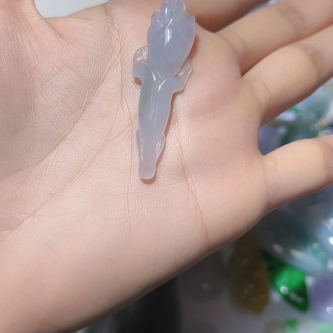 翡翠未镶嵌颈饰天然A货翡翠