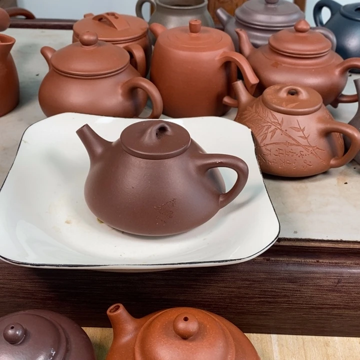 茶壶紫砂～***g半手工。200mL