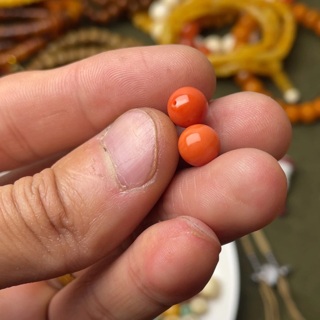 橄榄核手串/手链冰***啡藏传配饰