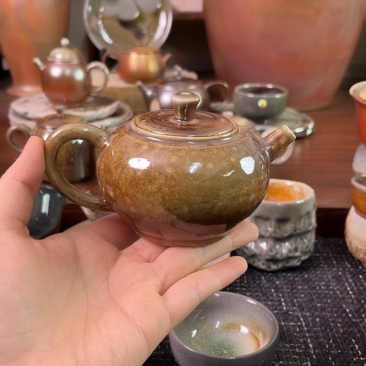 柴烧微瑕龙窑福利精品壶