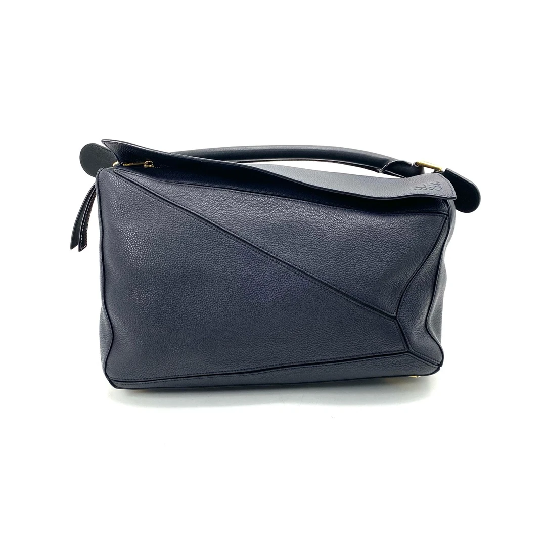 95新 LOEWE/罗意威 时尚休闲百搭大号puzzle几何斜挎包 尺寸36/23