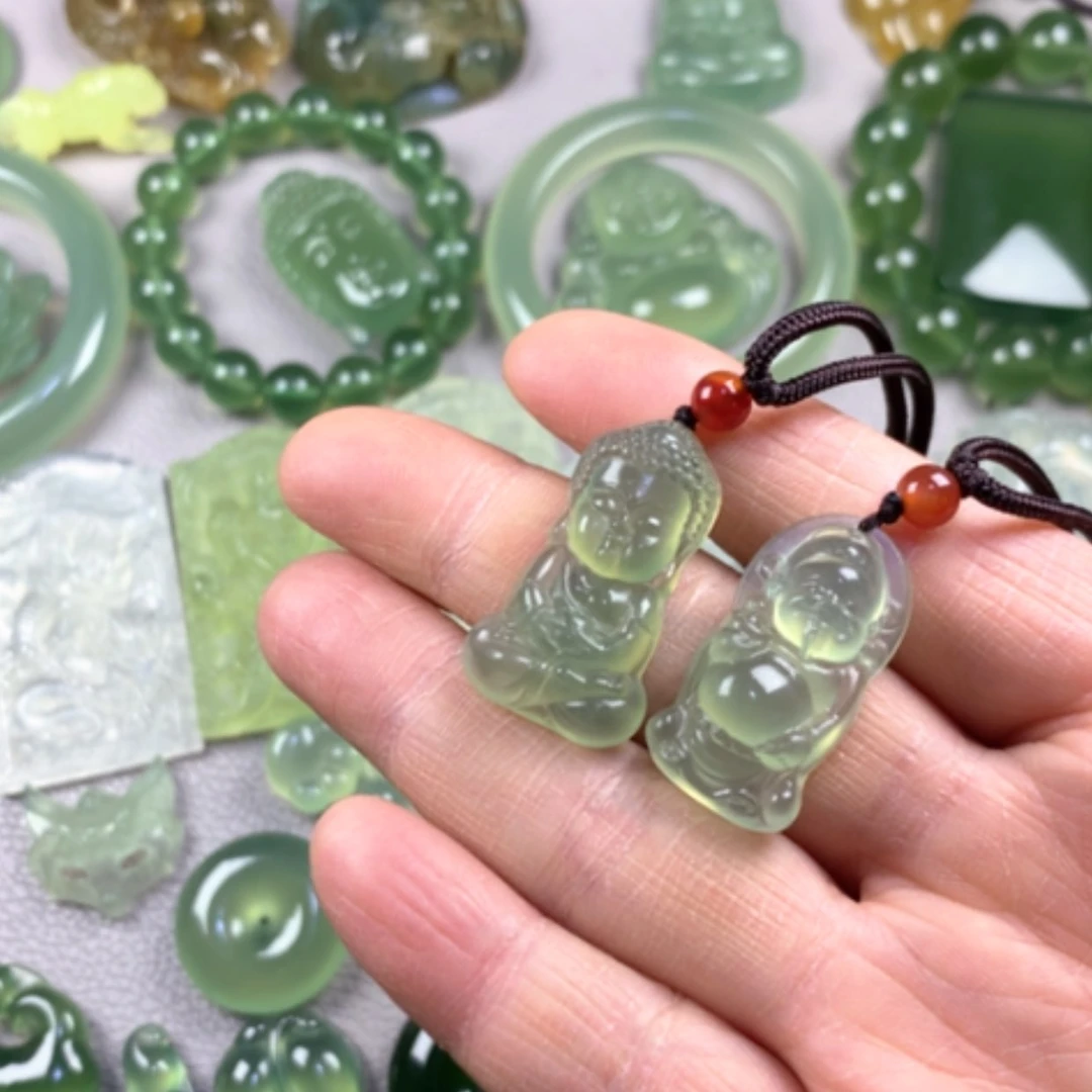 【闪购商品】蛇纹石玉岫玉吊坠未镶嵌