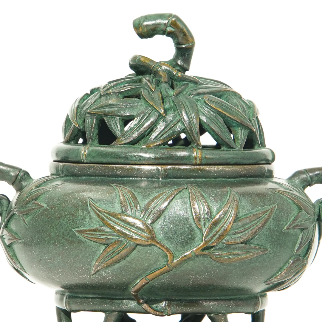 CSCJ,带座竹节熏炉,c535