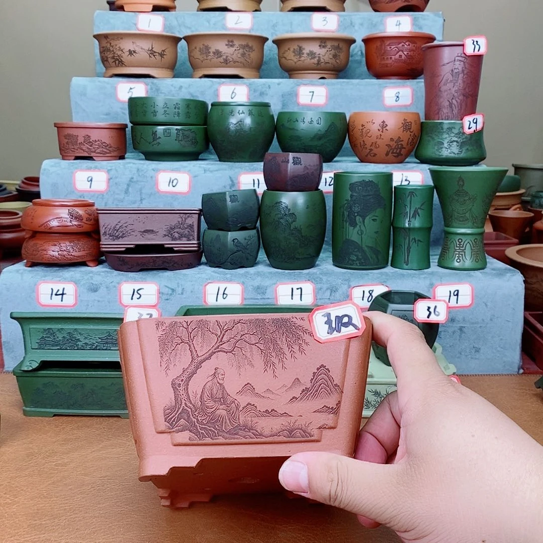 紫砂花盆九*在等我啊