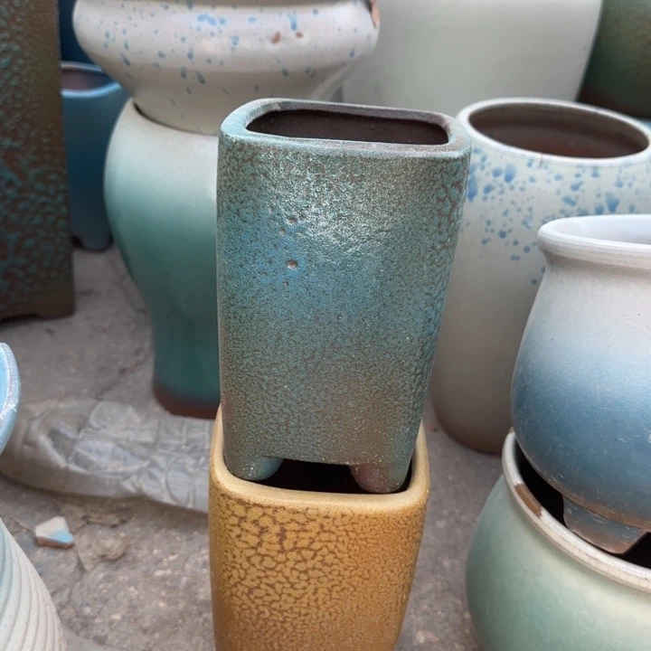 瑕疵花盆处理啦口10高15四个