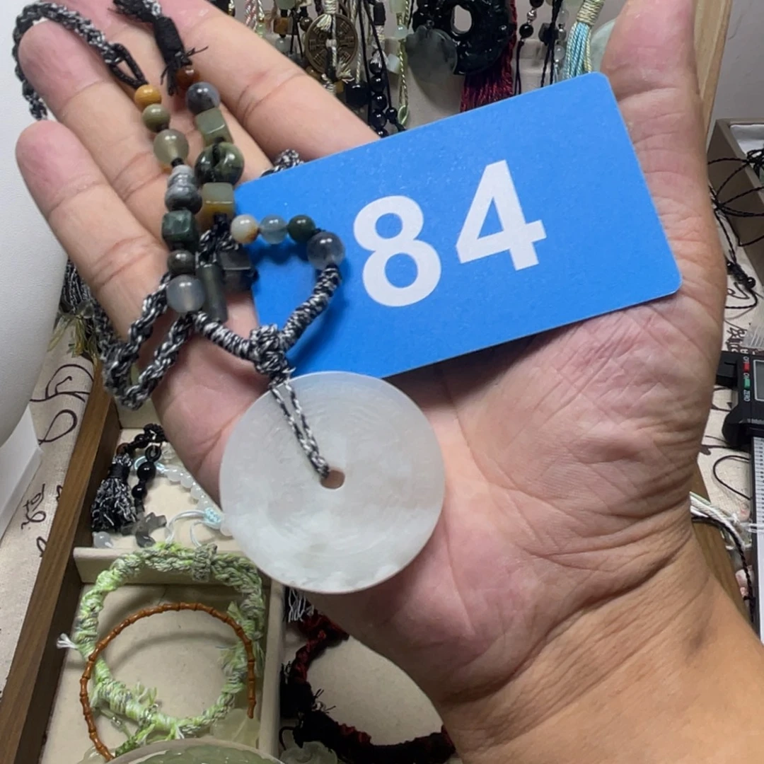 蛇纹石玉合金手链