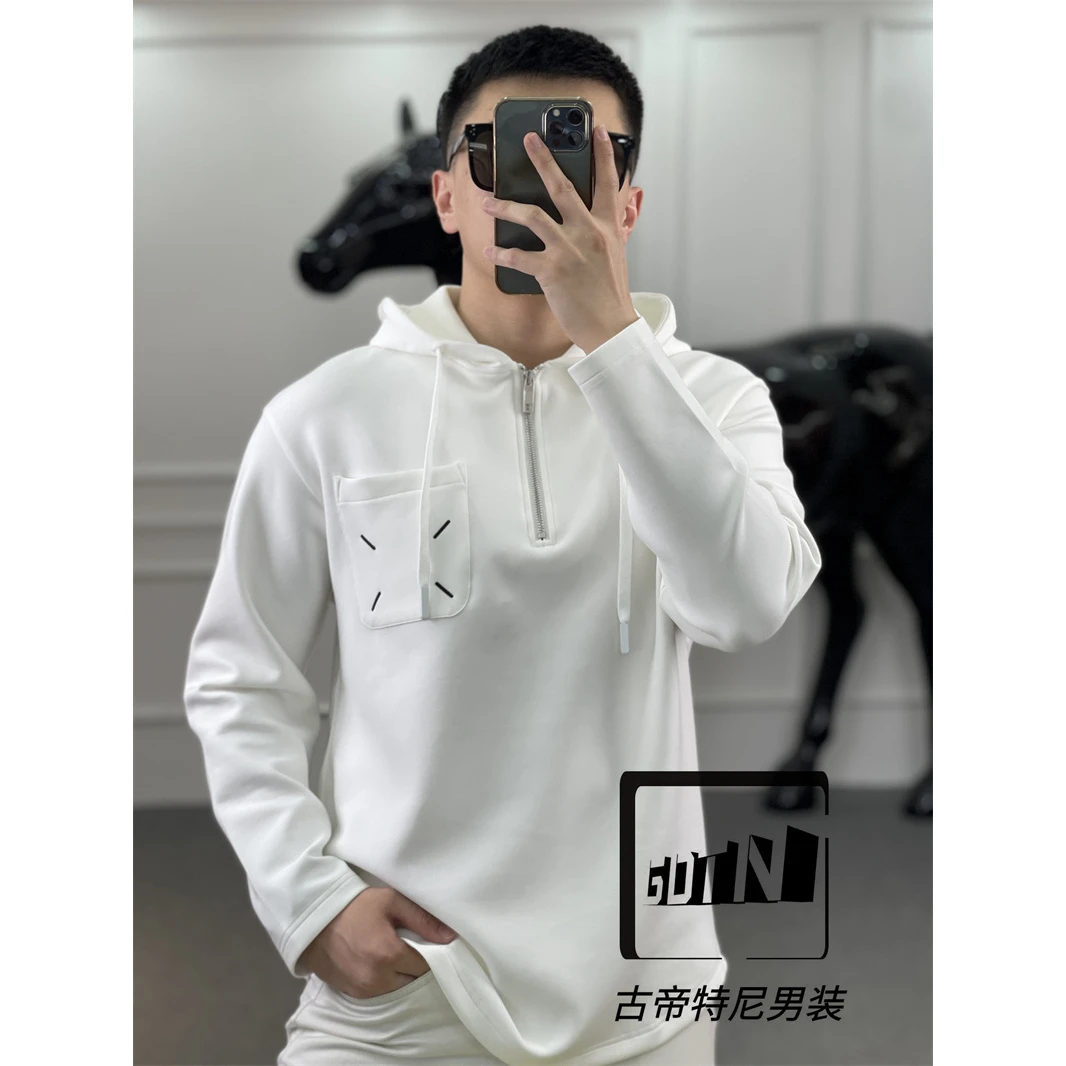 <古帝特尼>秋冬新款男士潮流欧货时尚百搭空气层连帽卫衣Z+3020