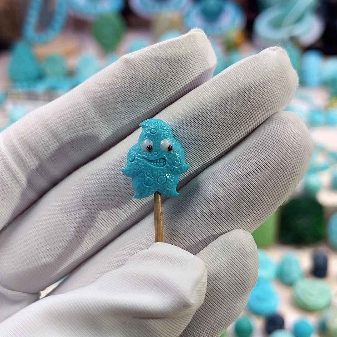 绿松石珠宝奇石未镶嵌