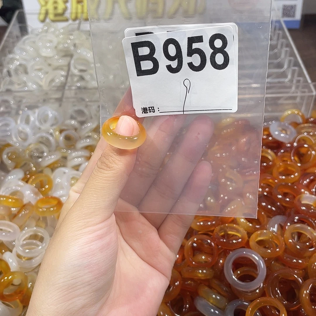 未镶嵌戒指玛瑙/玉髓958