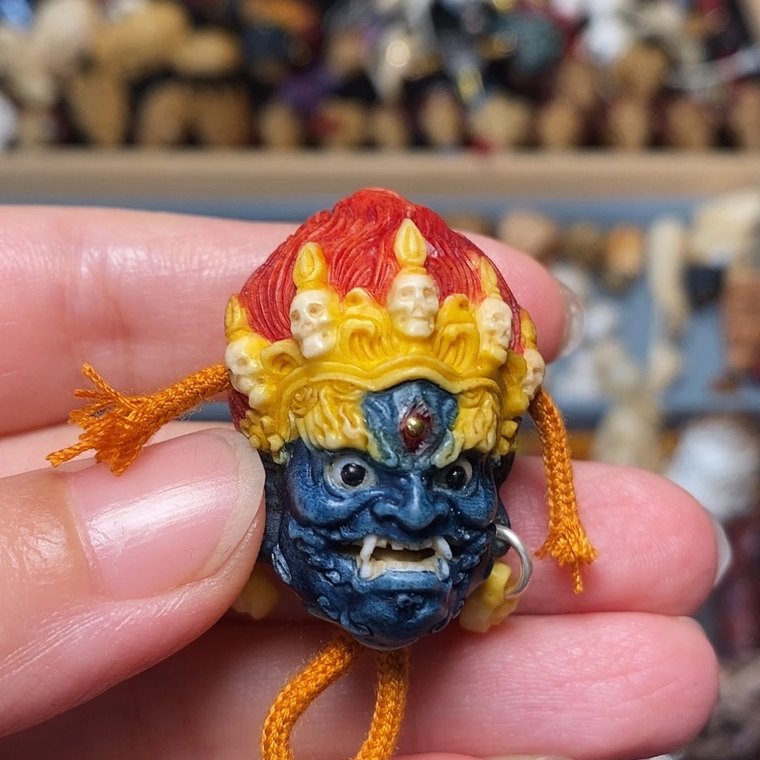 学****吊坠柏香籽/百香籽大黑天三通