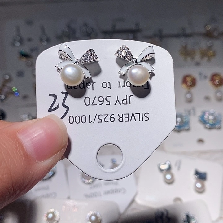 未镶嵌淡水珍珠耳饰