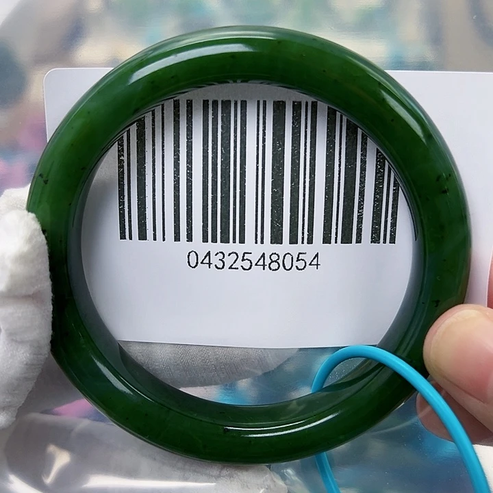 一***过和田玉未镶嵌手镯微瑕59