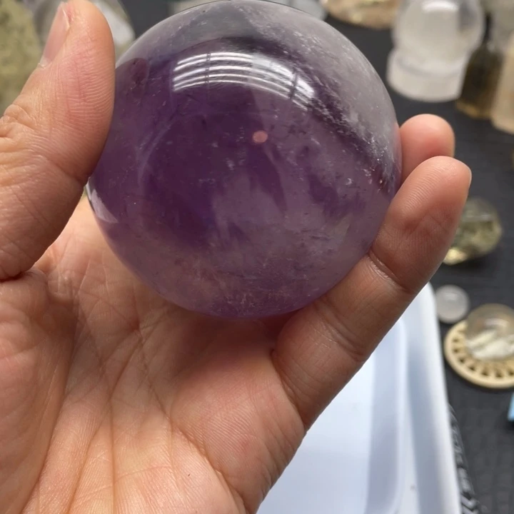 水晶39未镶嵌热***?紫水晶球198