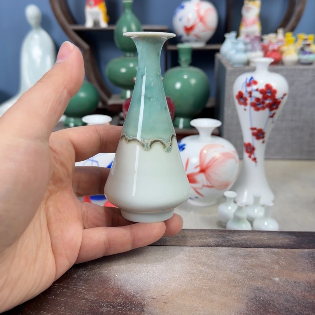 陶瓷手工小花器摆件