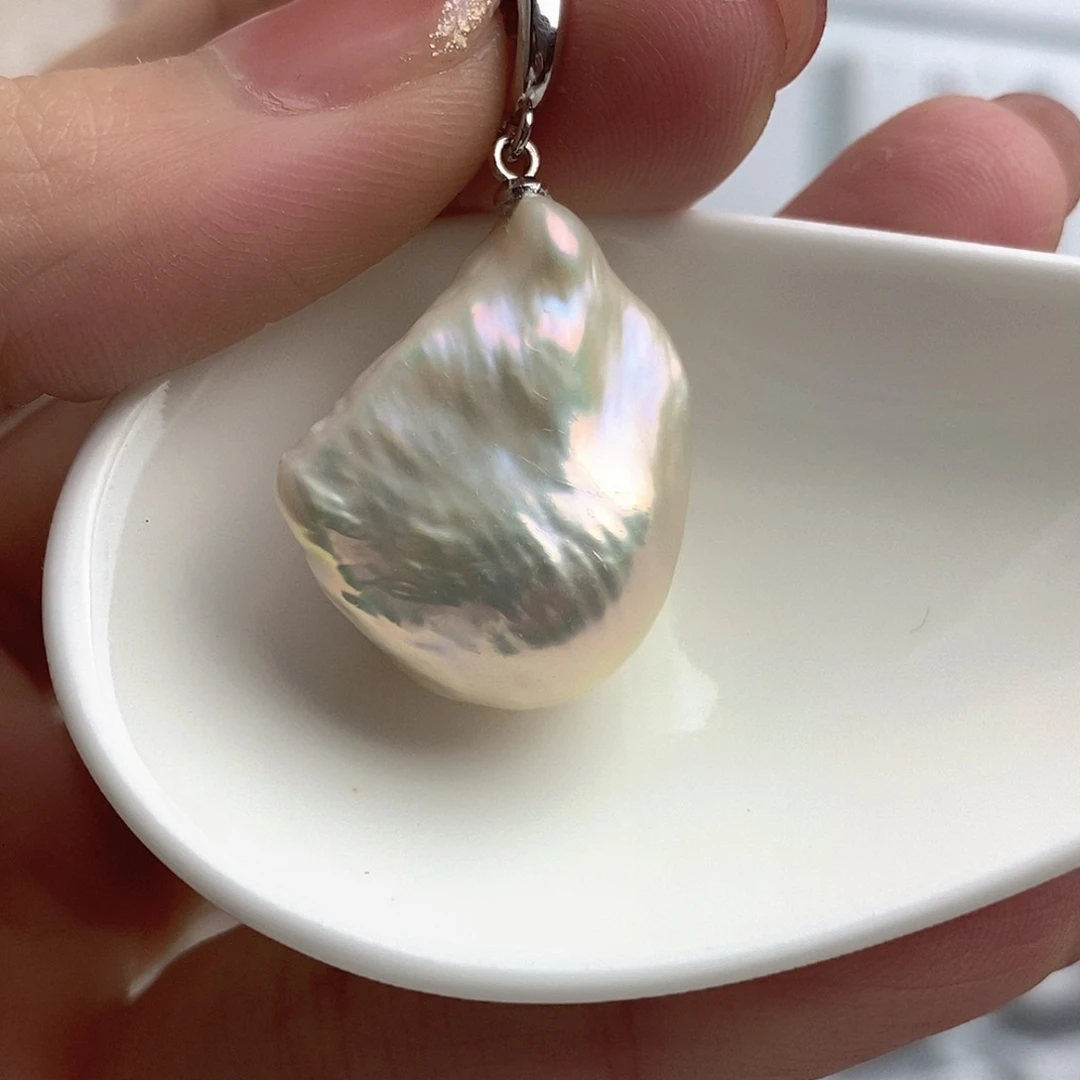 淡水珍珠颈饰银S925镶嵌