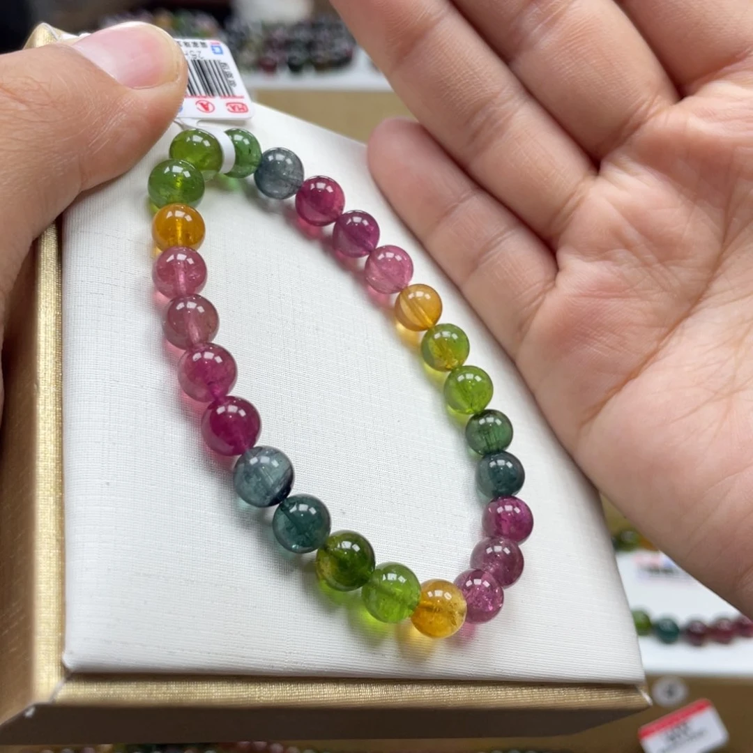 手串未镶嵌碧玺7.5mmmmmmmmmmmmmm