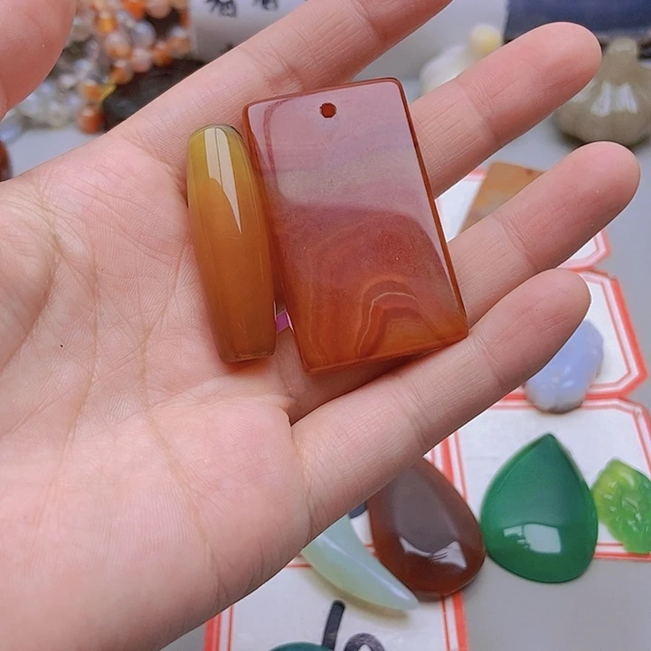 【闪购商品】未镶嵌玛瑙/玉髓珠宝半成品怡****）