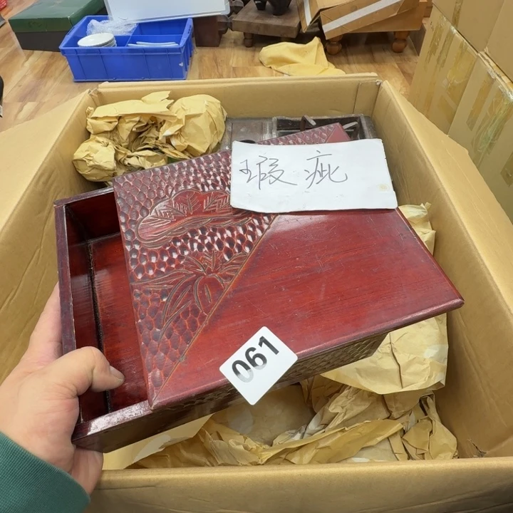 瓷片工艺品摆件瓷器摆件正能量