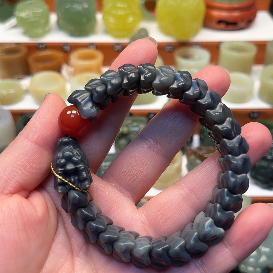 和田玉（糖玉）未镶嵌手链