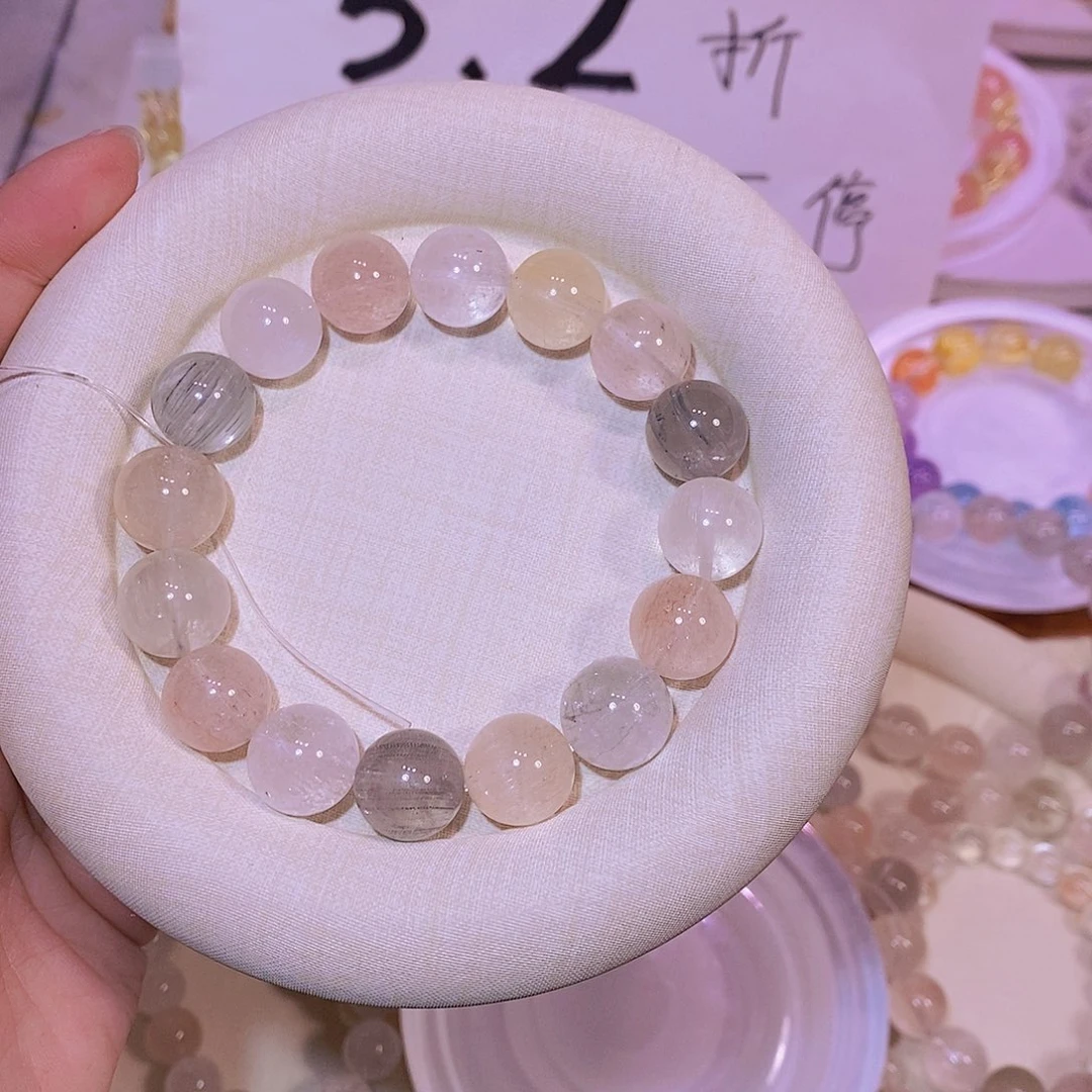 J****水晶未镶嵌手链13m兔毛