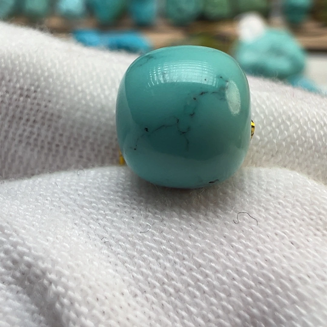 绿松石未镶嵌配饰8.4×7.6