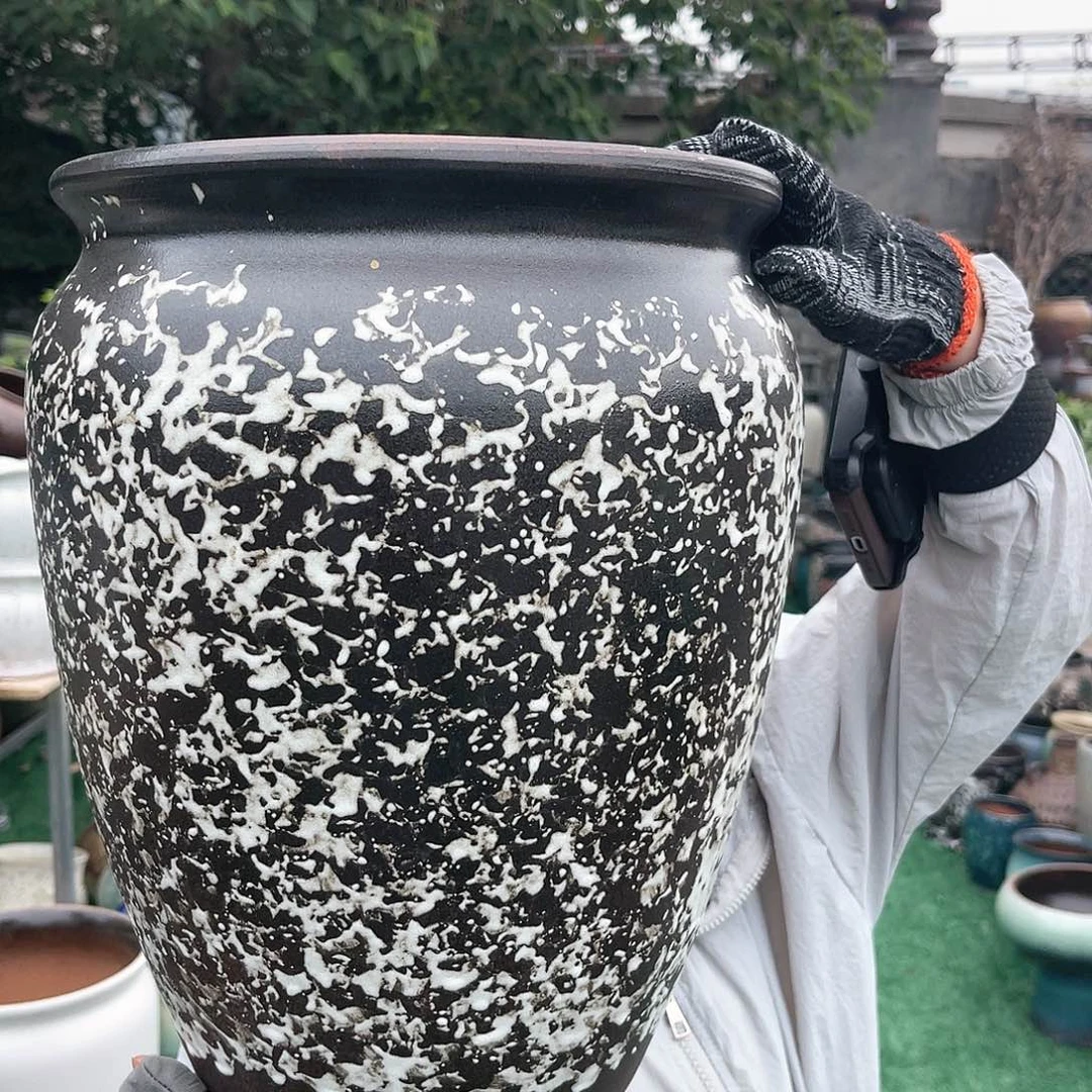 紫砂花盆王嫂花盆直播0531-1075高33口25