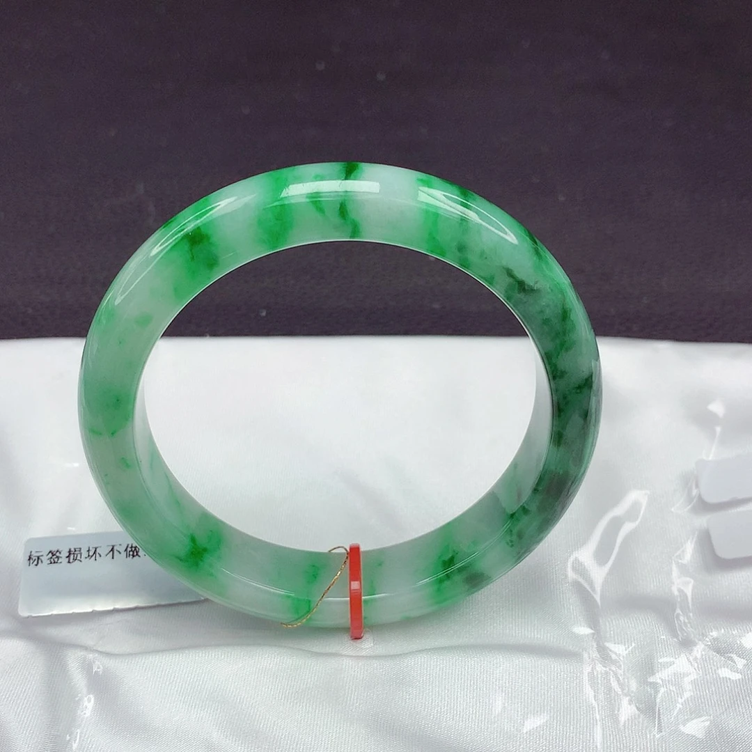 翡翠未镶嵌手镯57圈978