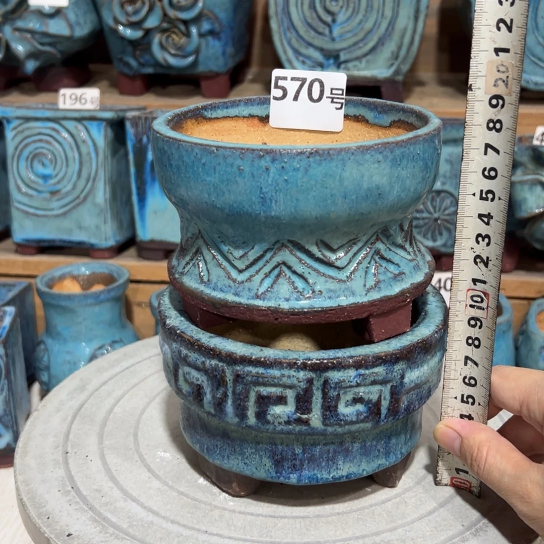 尚雅陶坊多肉花盆，内口12，小磕