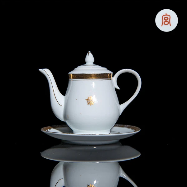 17.民国 “溥仪”定烧御用壶碟（一组2件）