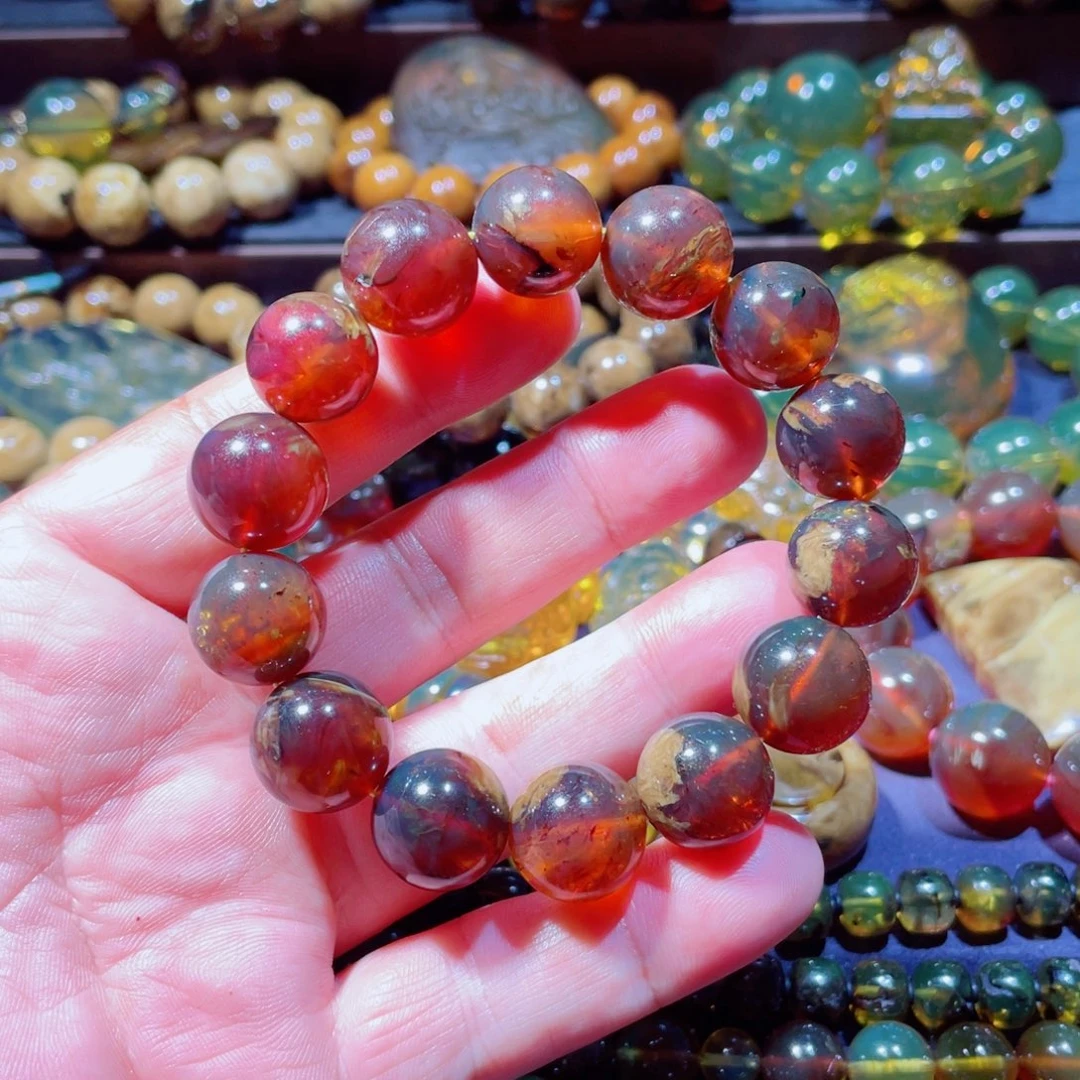 未镶嵌项链琥珀天然