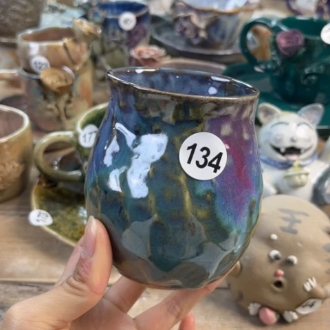 盘熠樹日式手捏餐具茶具