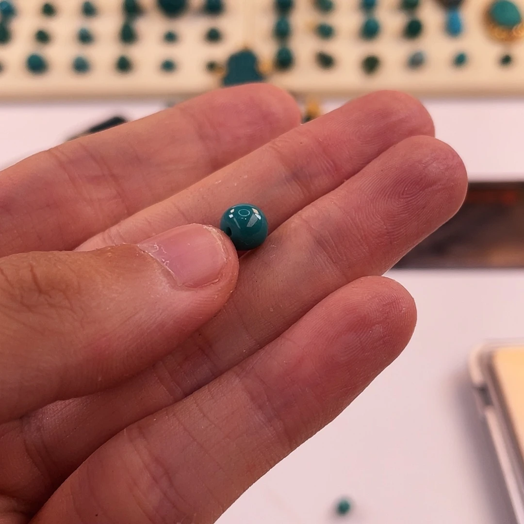 绿松石未镶嵌吊坠