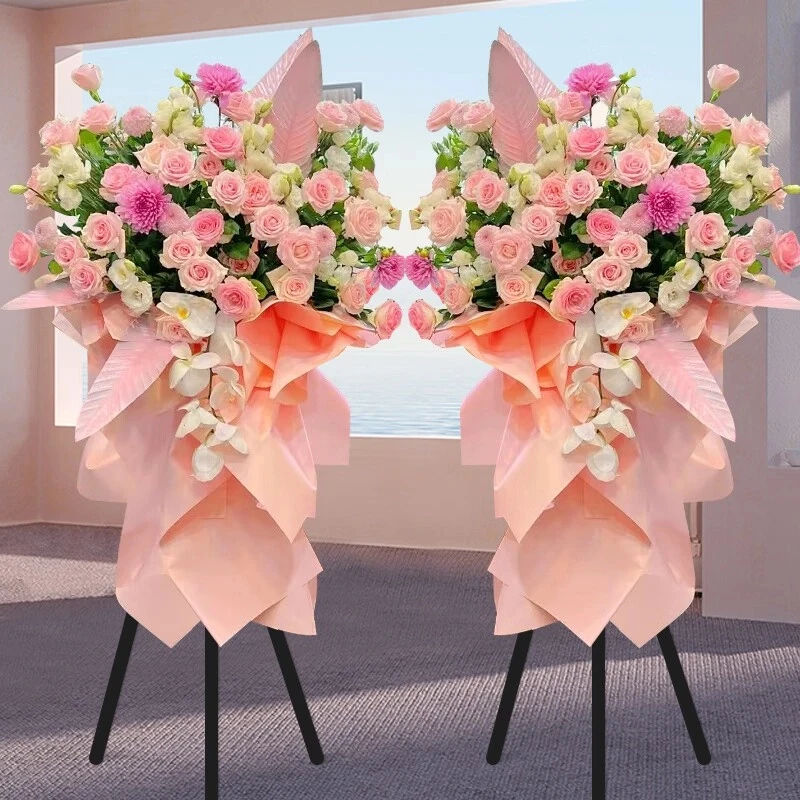 【全国同城本地送】高端开业花篮一对乔迁庆典全国鲜花速递同城配送