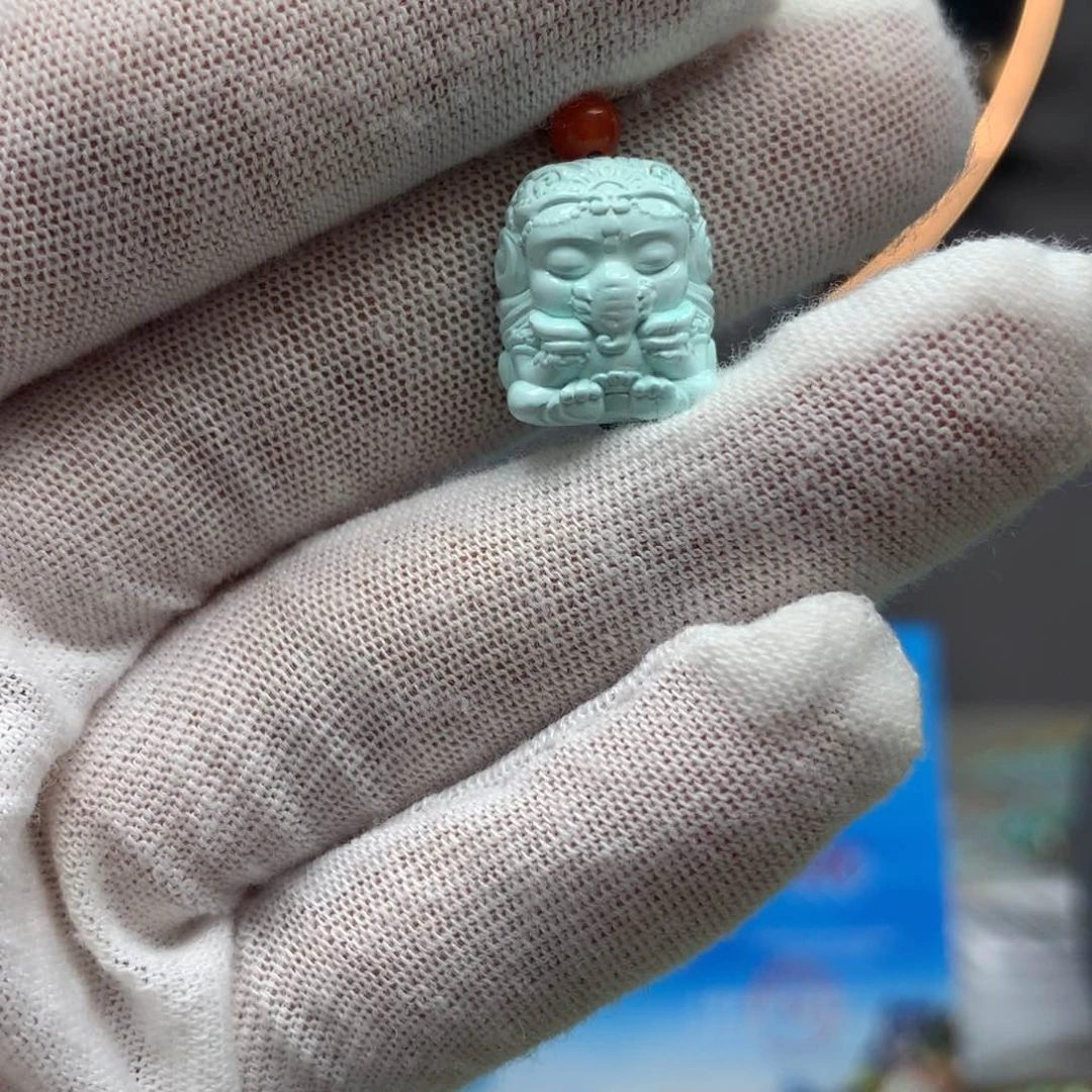 绿松石挂件未镶嵌