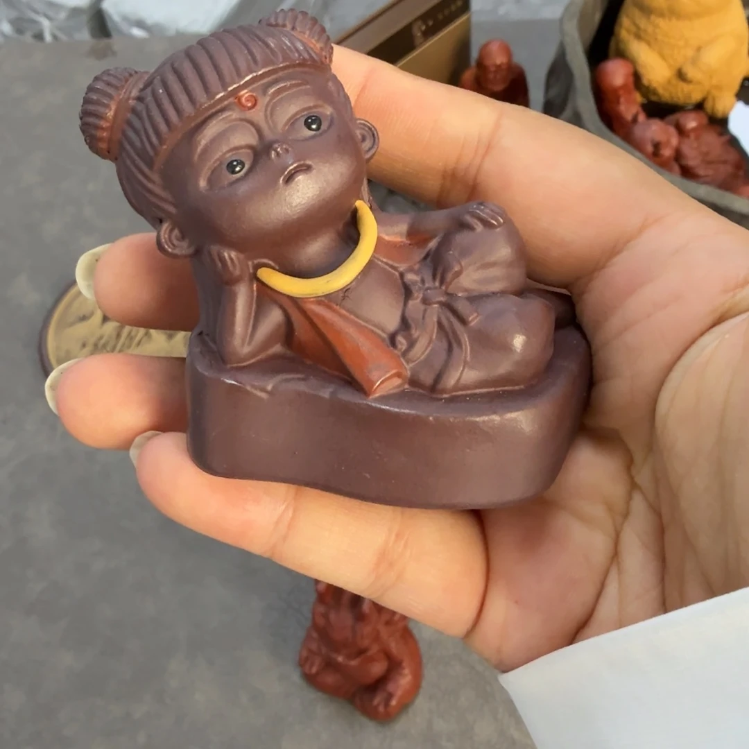 紫砂茶宠黄龙山原矿紫砂